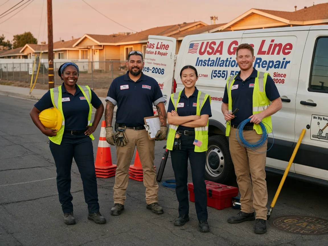 Gas Line Installation company in Delhi, LA